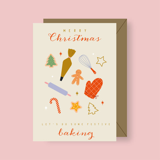 Merry Christmas Baking Card