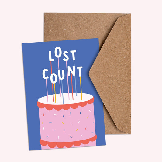 Lost Count Birthday Card