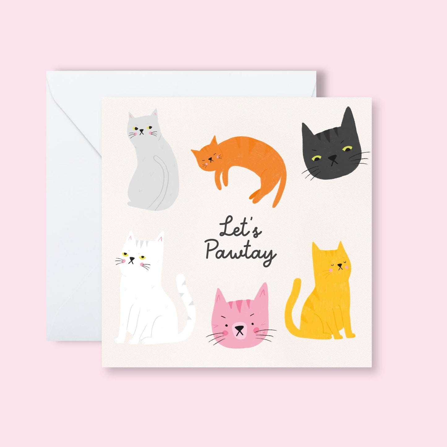 Let's Pawtay Greetings Card