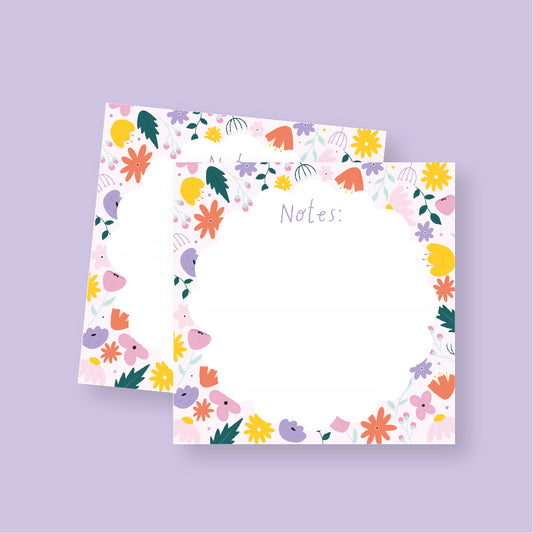 Floral Notes Memo Pad | Notepad