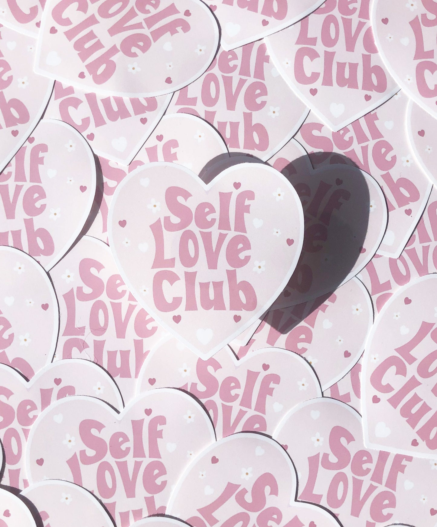 Vinyl Self Love Club Sticker