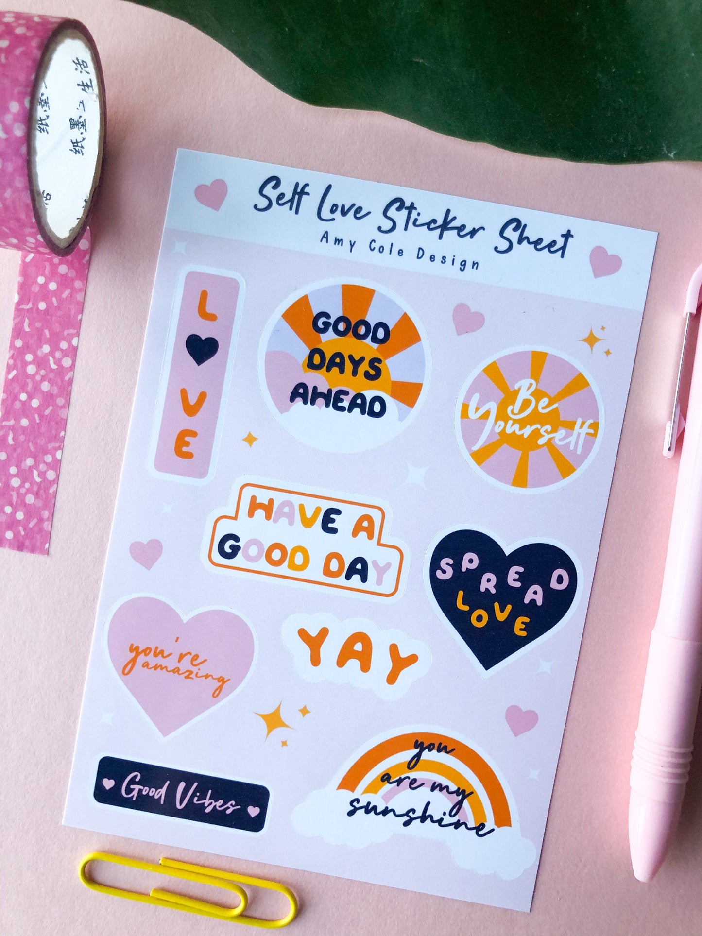 Self Love Sticker Sheet