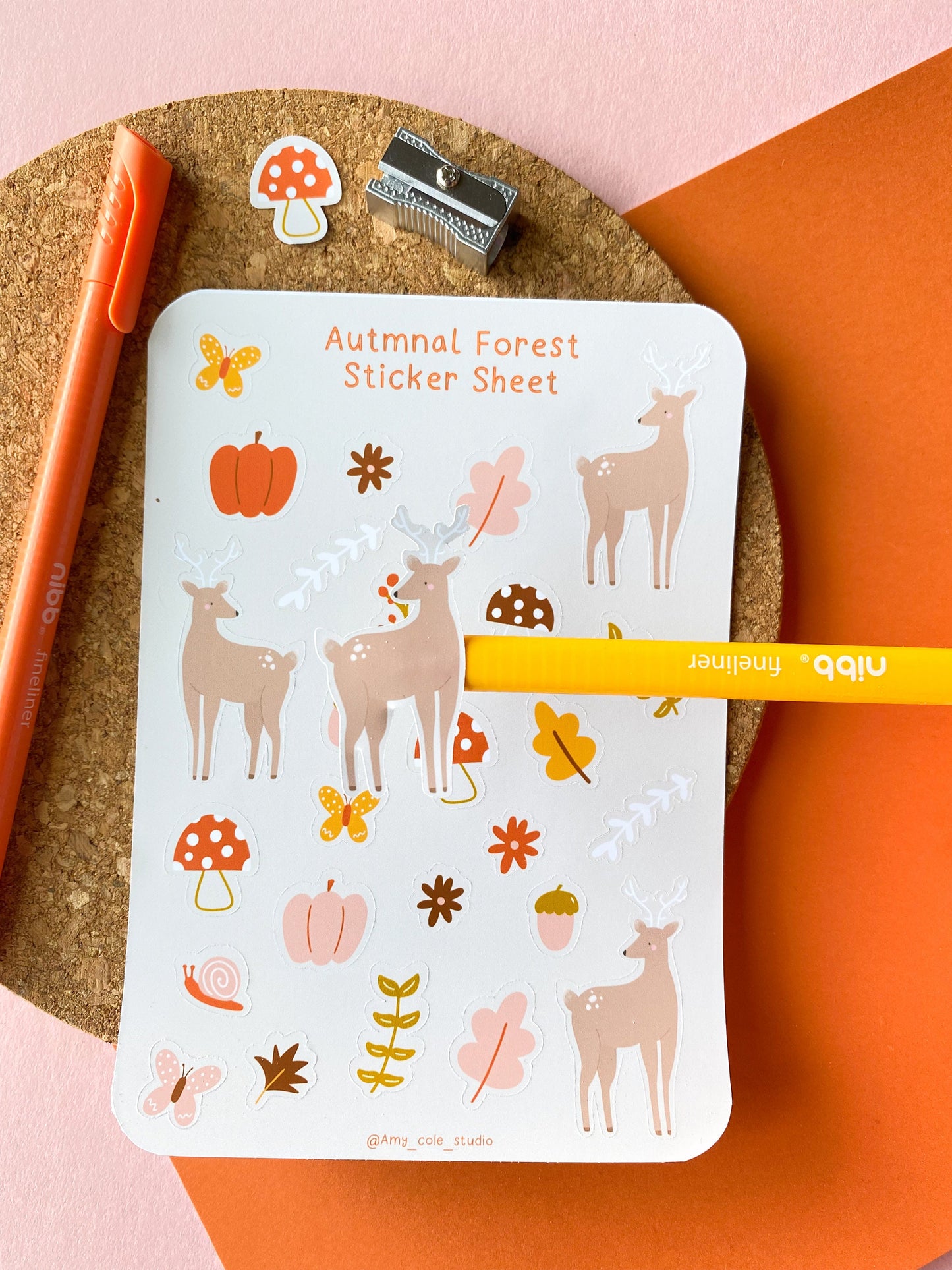 Autumnal Sticker sheet