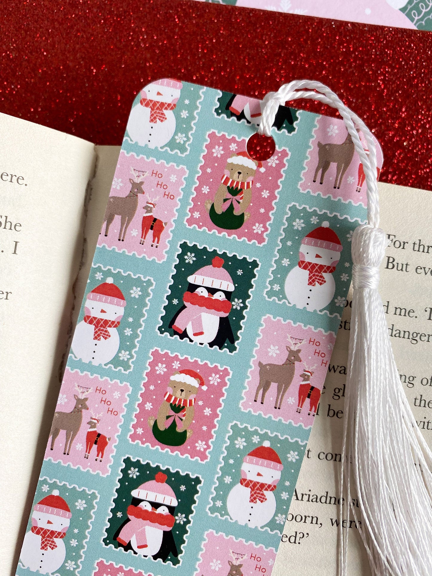 Festive Winter bookmark