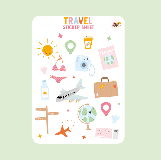 Travel Sticker Sheet